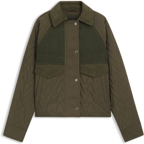 Veste déperlante en matières mélangées - Boss - Modalova