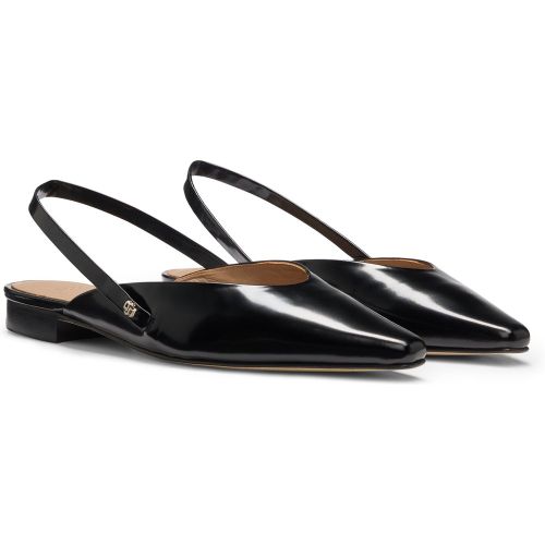 Ballerines en cuir à talon ouvert - Boss - Modalova