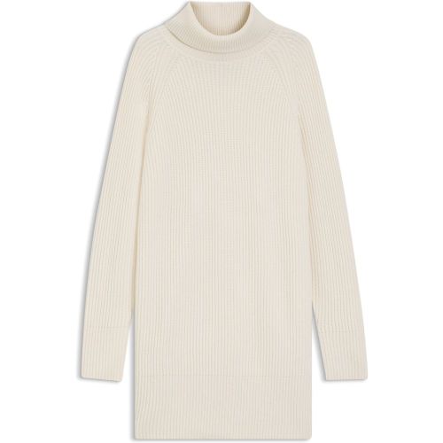 Robe pull à col roulé en laine vierge et cachemire - Boss - Modalova