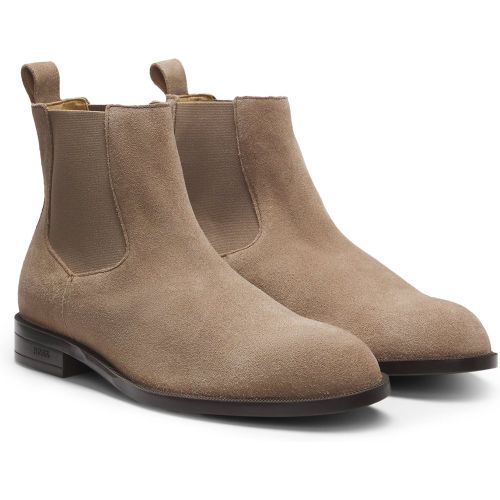 Bottines en cuir suédé - Boss - Modalova