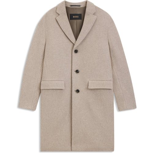 Manteau élégant en laine vierge et cachemire - Boss - Modalova