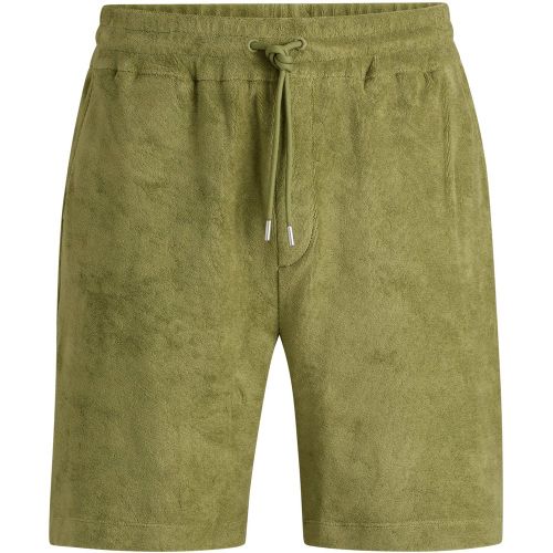 Short Regular en coton éponge - Boss - Modalova
