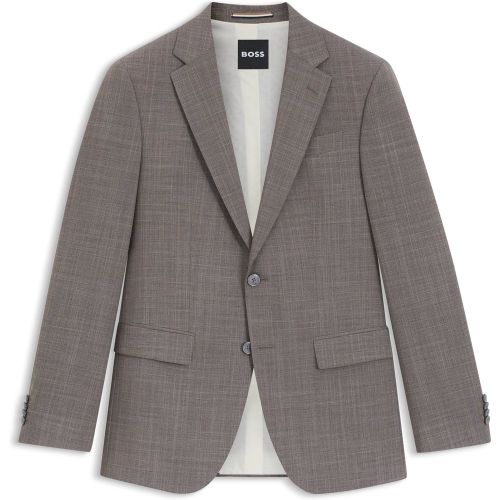 Veste de costume Regular en tissu stretch à carreaux - Boss - Modalova