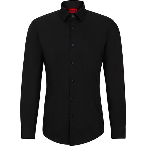 Chemise Slim Fit en popeline de coton facile à repasser - HUGO - Modalova