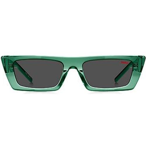 Lunettes de soleil en acétate à logos revisités - HUGO - Modalova