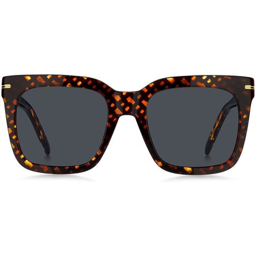 Lunettes de soleil à motif monogramme avec garnitures en métal doré - Boss - Modalova