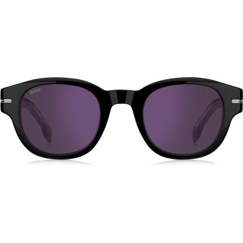 Lunettes de soleil en acétate avec verres violets - Boss - Modalova