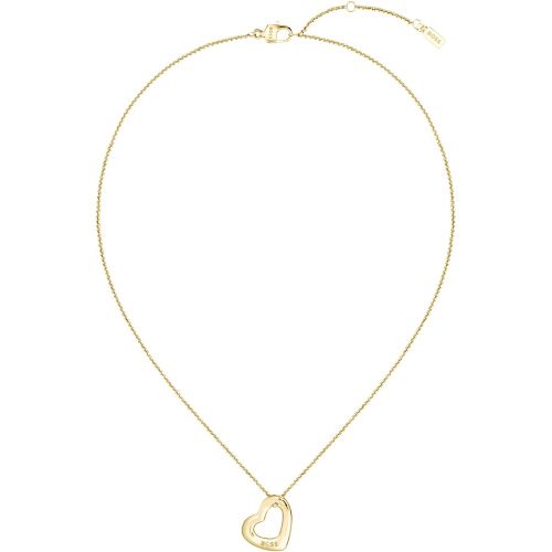 Collier doré avec pendentif cœur ouvert - Boss - Modalova