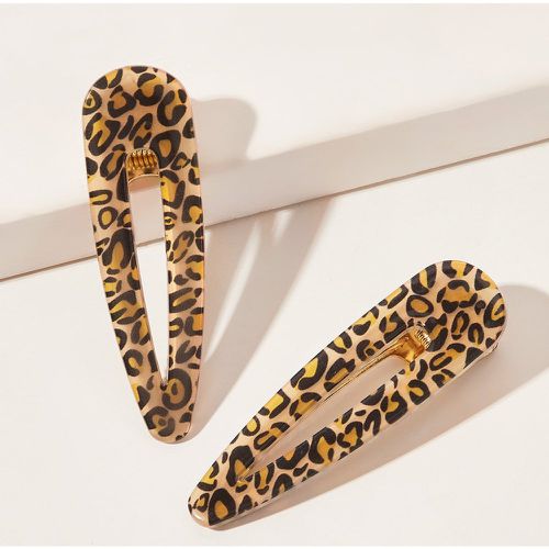 Pièces Pince à cheveux avec imprimé léopard - SHEIN - Modalova