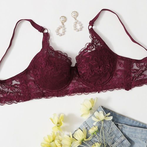 Soutien-gorge en dentelle à armature - SHEIN - Modalova