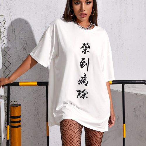 Robe t-shirt à imprimé - SHEIN - Modalova
