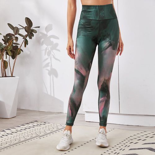 Legging de sport tie dye - SHEIN - Modalova