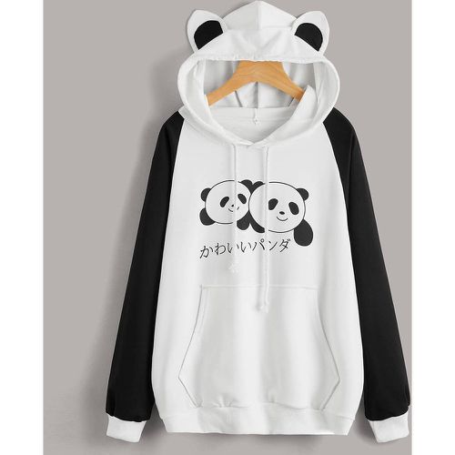 Sweat-shirt à imprimé panda - SHEIN - Modalova