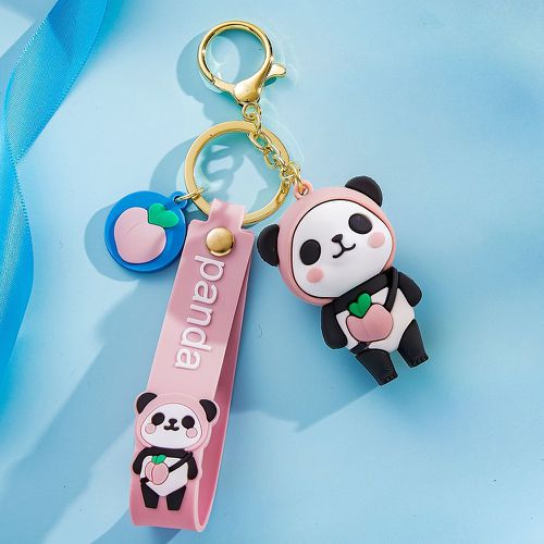 Porte-clés avec détail panda cartoon - SHEIN - Modalova