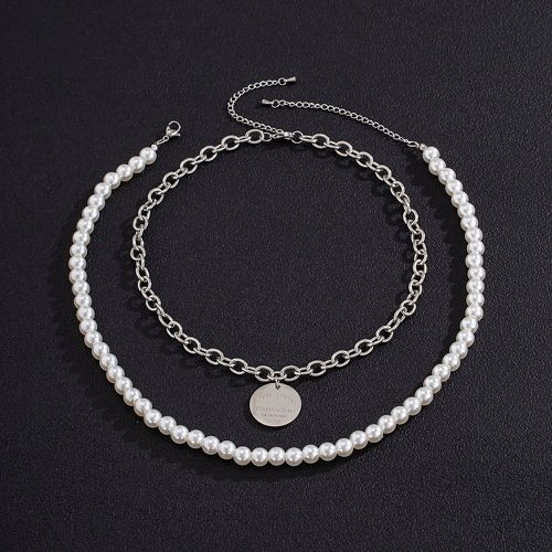 Pièces Collier avec fausse perle - SHEIN - Modalova