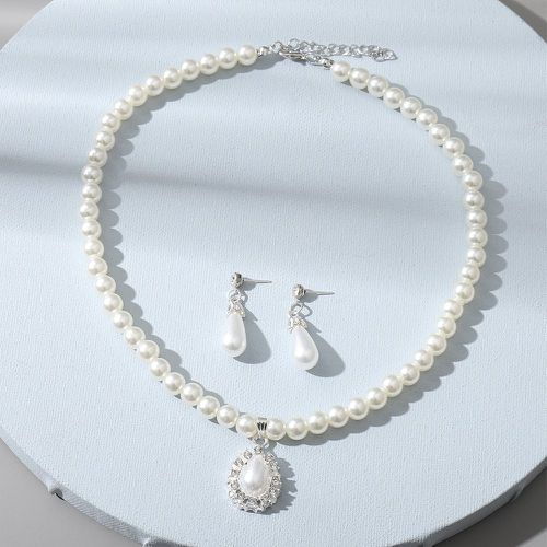 Pièces Set de bijoux avec fausses perles - SHEIN - Modalova