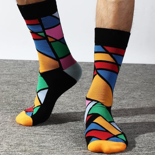 Chaussettes avec blocs de couleurs - SHEIN - Modalova