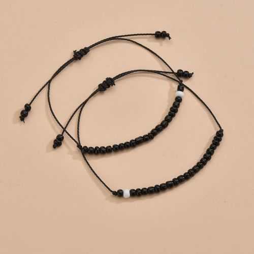 Pièces Bracelet à ficelle design morse avec perles - SHEIN - Modalova