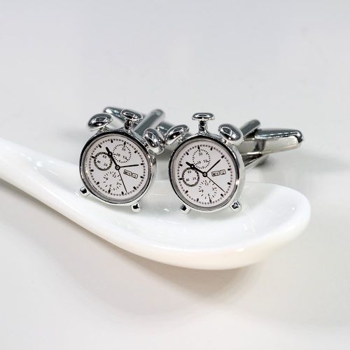 Boutons de manchette design horloge - SHEIN - Modalova
