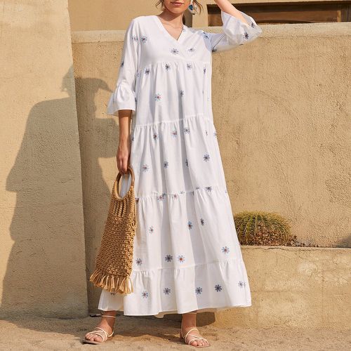 Robe avec broderies - SHEIN - Modalova