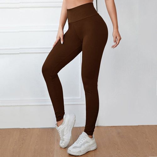 Legging unicolore - SHEIN - Modalova