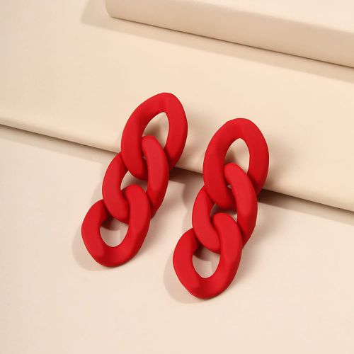 Pendants d'oreilles à chaîne acrylique - SHEIN - Modalova