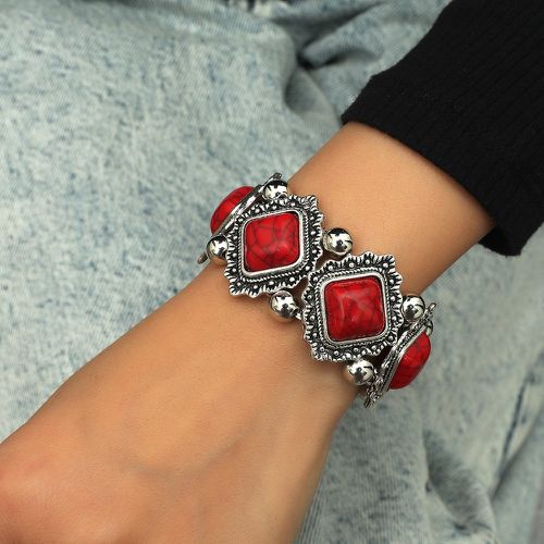 Bracelet vintage avec perles - SHEIN - Modalova