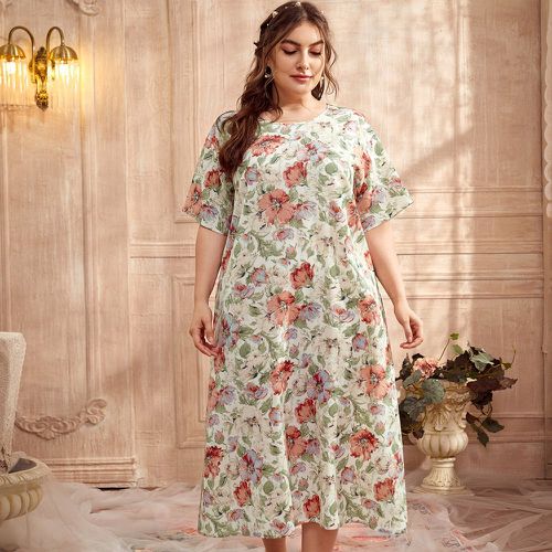 Robe de nuit à imprimé floral - SHEIN - Modalova
