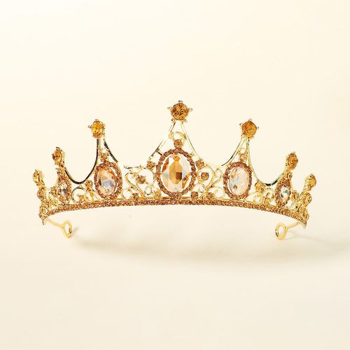 Accessoire de cheveux à design de couronne avec strass - SHEIN - Modalova