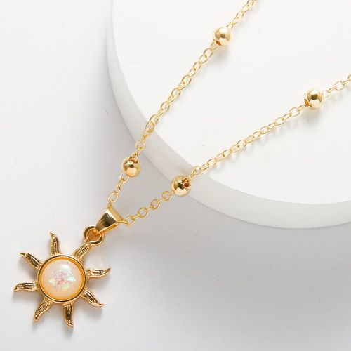 Collier avec soleil - SHEIN - Modalova