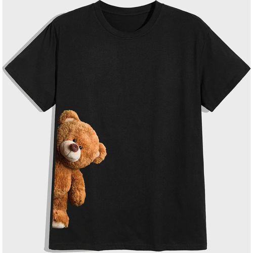 T-shirt à motif d'ours - SHEIN - Modalova