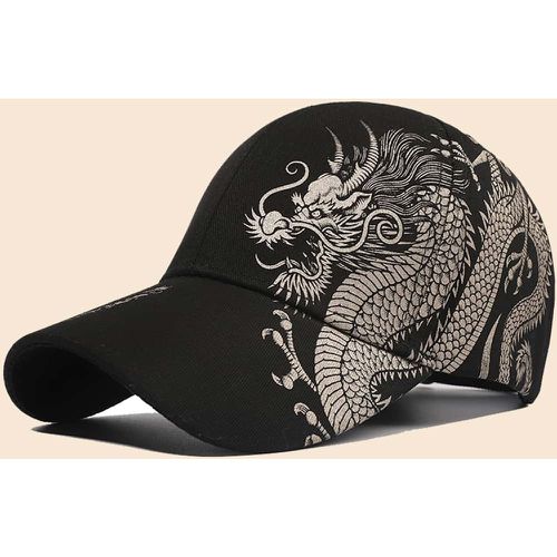 Casquette de base-ball à imprimé dragon chinois - SHEIN - Modalova