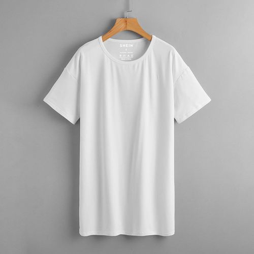 T-shirt oversize unicolore - SHEIN - Modalova