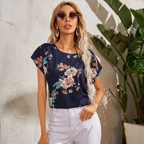 Top à imprimé floral - SHEIN - Modalova