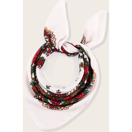 Foulard avec imprimé fleur - SHEIN - Modalova