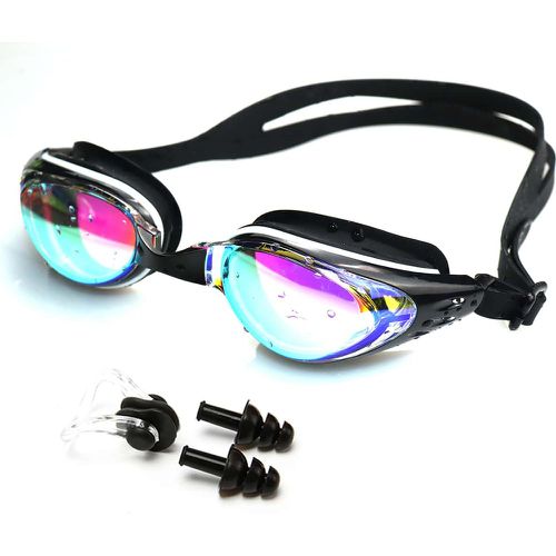 Lunettes de natation protection UV avec pince-nez et bouchons d'oreille - SHEIN - Modalova