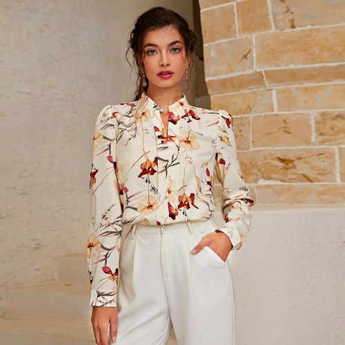 Blouse à imprimé floral - SHEIN - Modalova