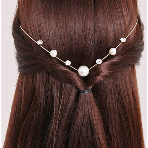 Accessoires pour cheveux avec perle et strass - SHEIN - Modalova