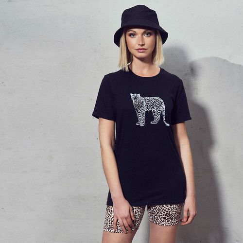 T-shirt avec imprimé léopard - SHEIN - Modalova