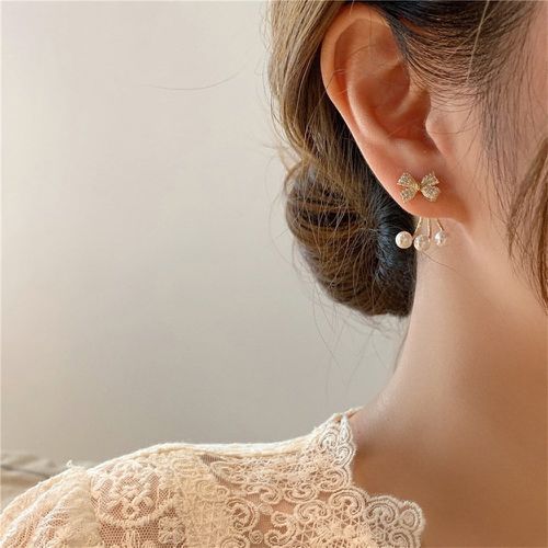 Paire Boucles d'oreilles avec fausses perles - SHEIN - Modalova