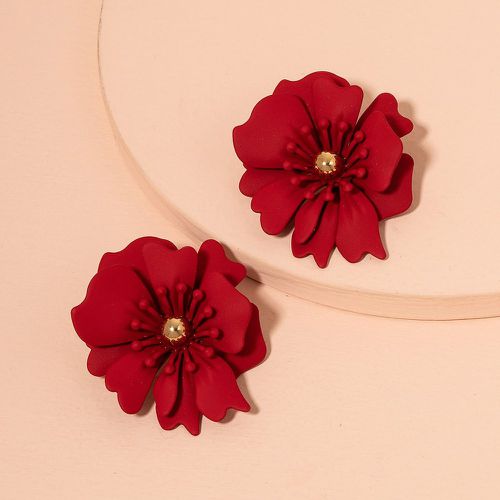 Boucles d'oreilles à design de fleur - SHEIN - Modalova