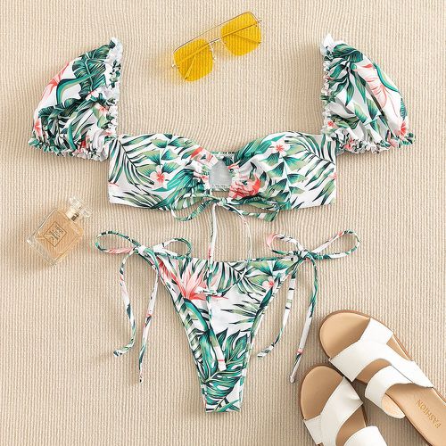 Bikini à imprimé tropical aléatoire - SHEIN - Modalova