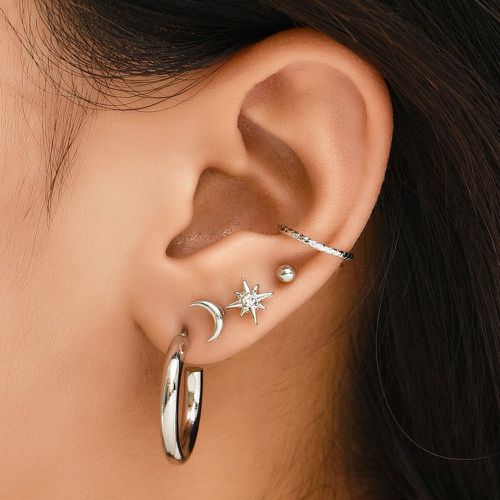 Pièces Boucles d'oreilles à strass - SHEIN - Modalova