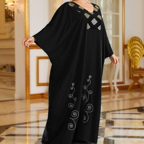 Robe caftan avec imprimé - SHEIN - Modalova