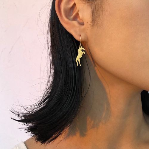 Boucles d'oreilles design cheval - SHEIN - Modalova