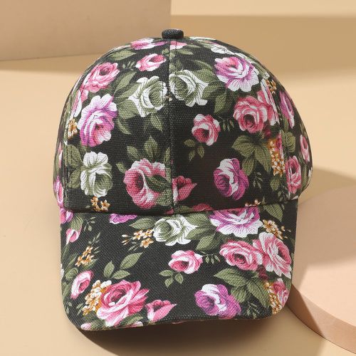 Casquette de baseball avec imprimé fleur - SHEIN - Modalova