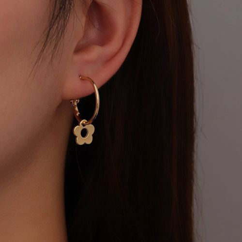 Paire Boucles d'oreilles à fleur - SHEIN - Modalova