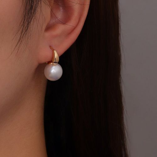 Paire Boucles d'oreilles en fausse perle - SHEIN - Modalova