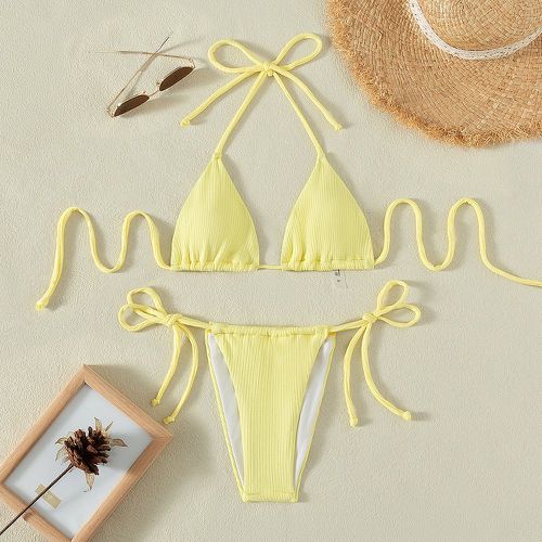 Bikini côtelé - SHEIN - Modalova
