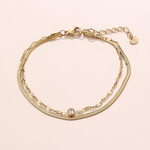 Bracelet avec strass - SHEIN - Modalova